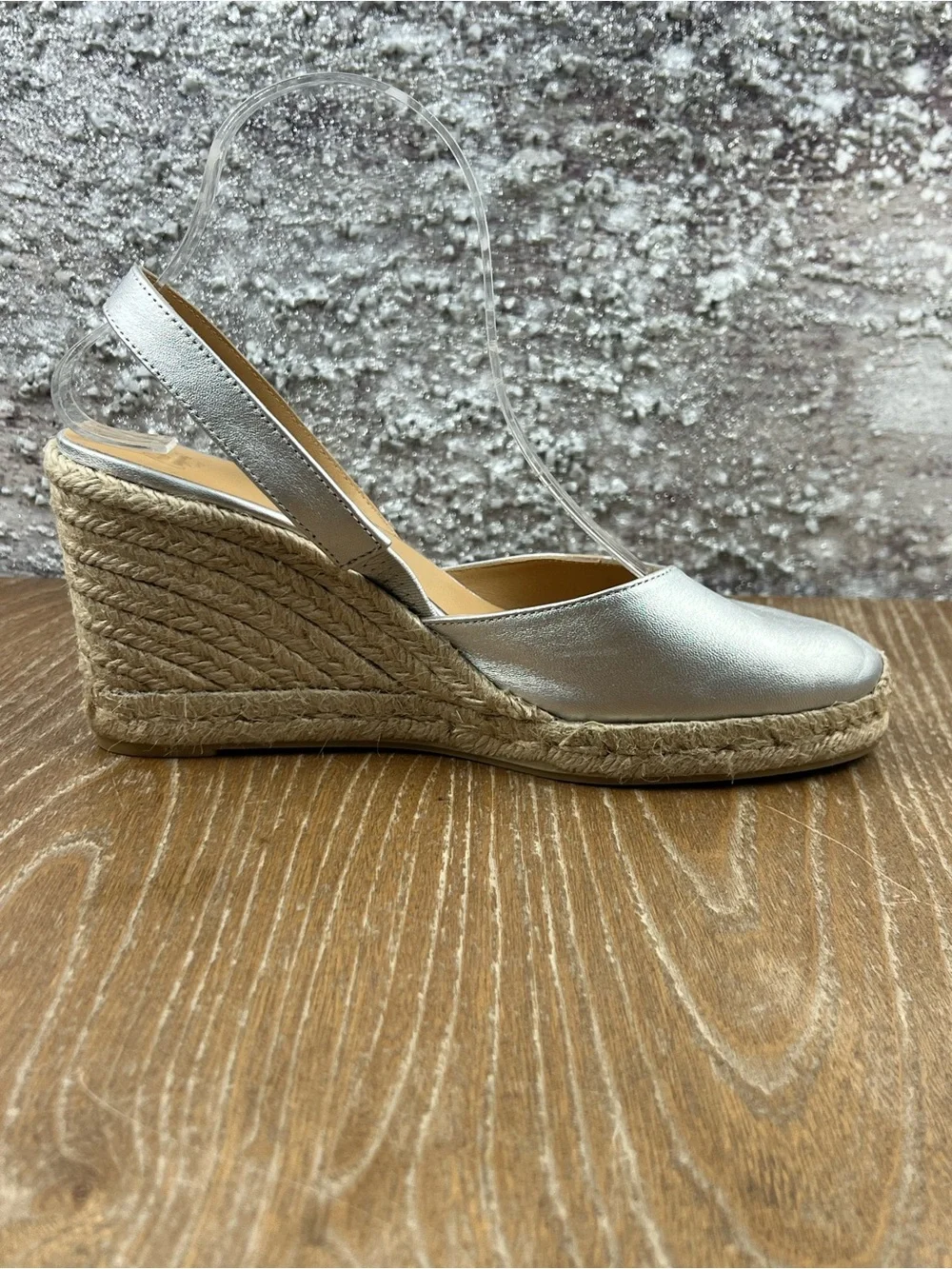 600 CASTAÑER CARISSA espadrlle wedge Espadrille Wedge Slingback Shoes 40